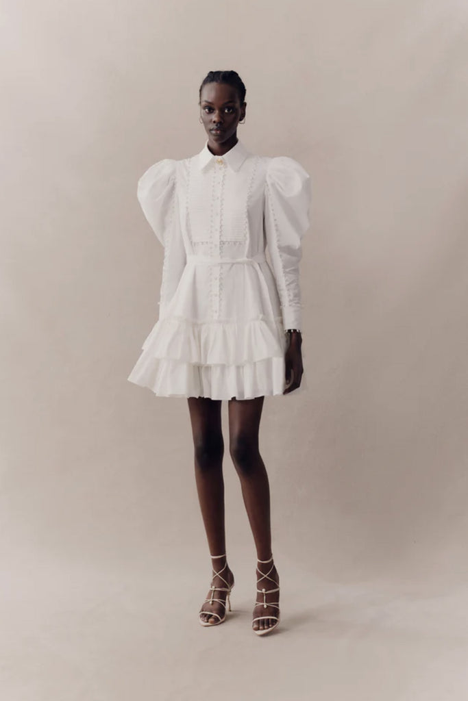 aje florence pearl trim midi dress Aje | Dresses | Florence Pearl Trim Midi Dress
