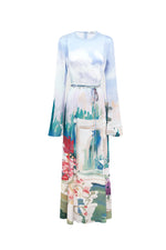 Francesca Maxi Dress Jardin Print by Leo Lin