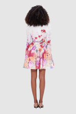 Jordyn Mini Dress Fleur Print by Leo Lin