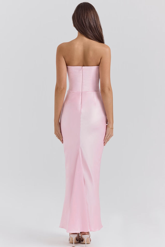 Persephone Corset Gown - Rose Pink