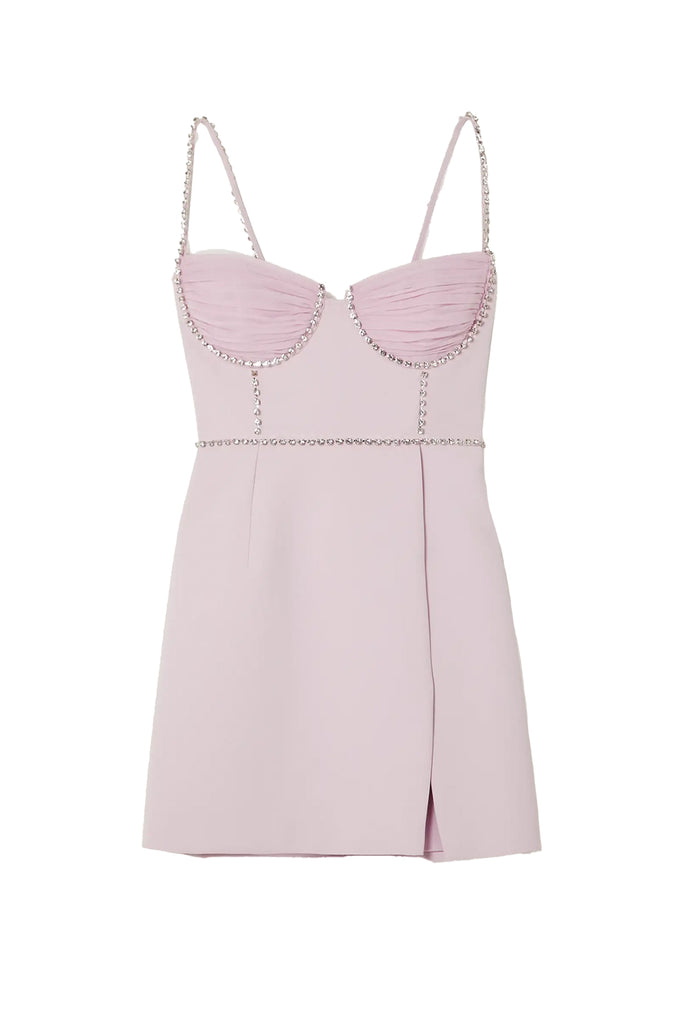 Wrapped In Glamour Charming Crepe Mini Dress