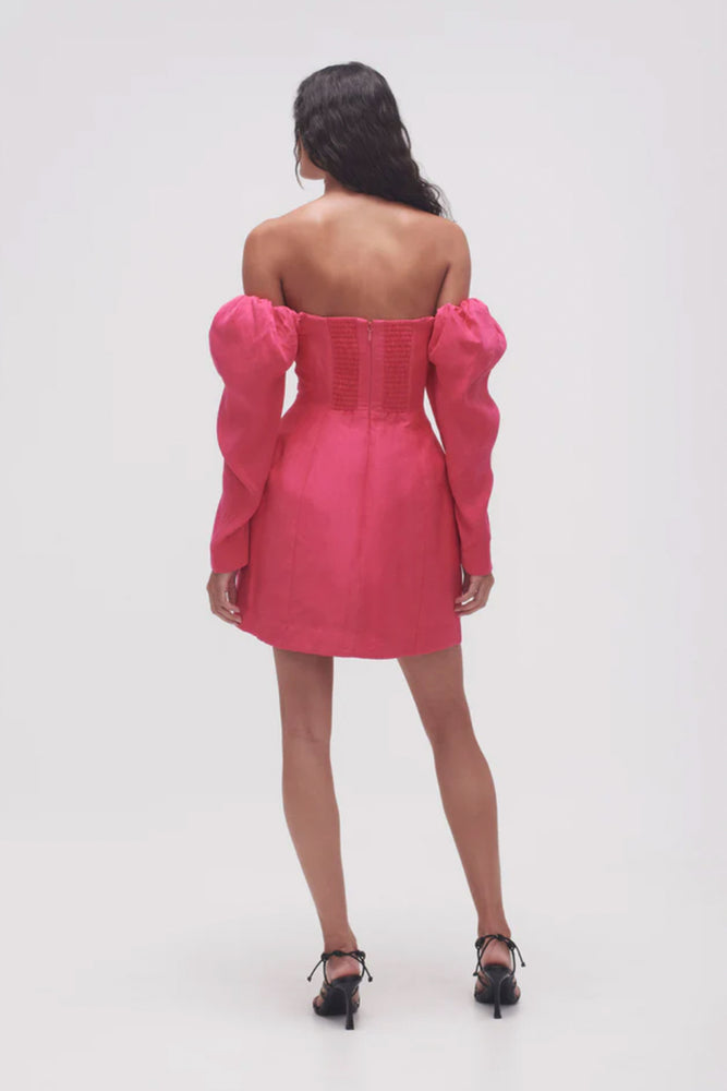 aje baret mini dress Baret Strapless Mini Dress