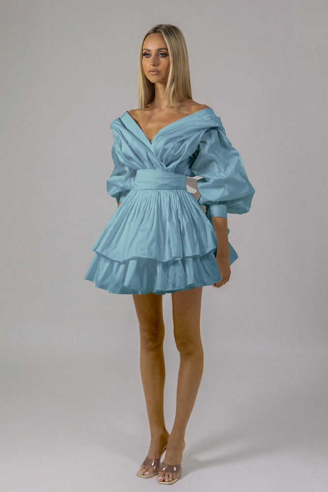 Chloe Dress Blue by Alin Le' Kal