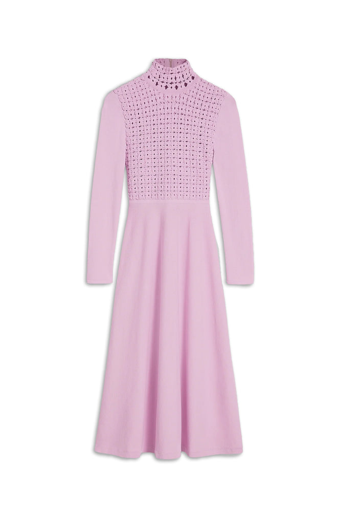 Crepe Knit Daisy Dress Mauve by Scanlan Theodore