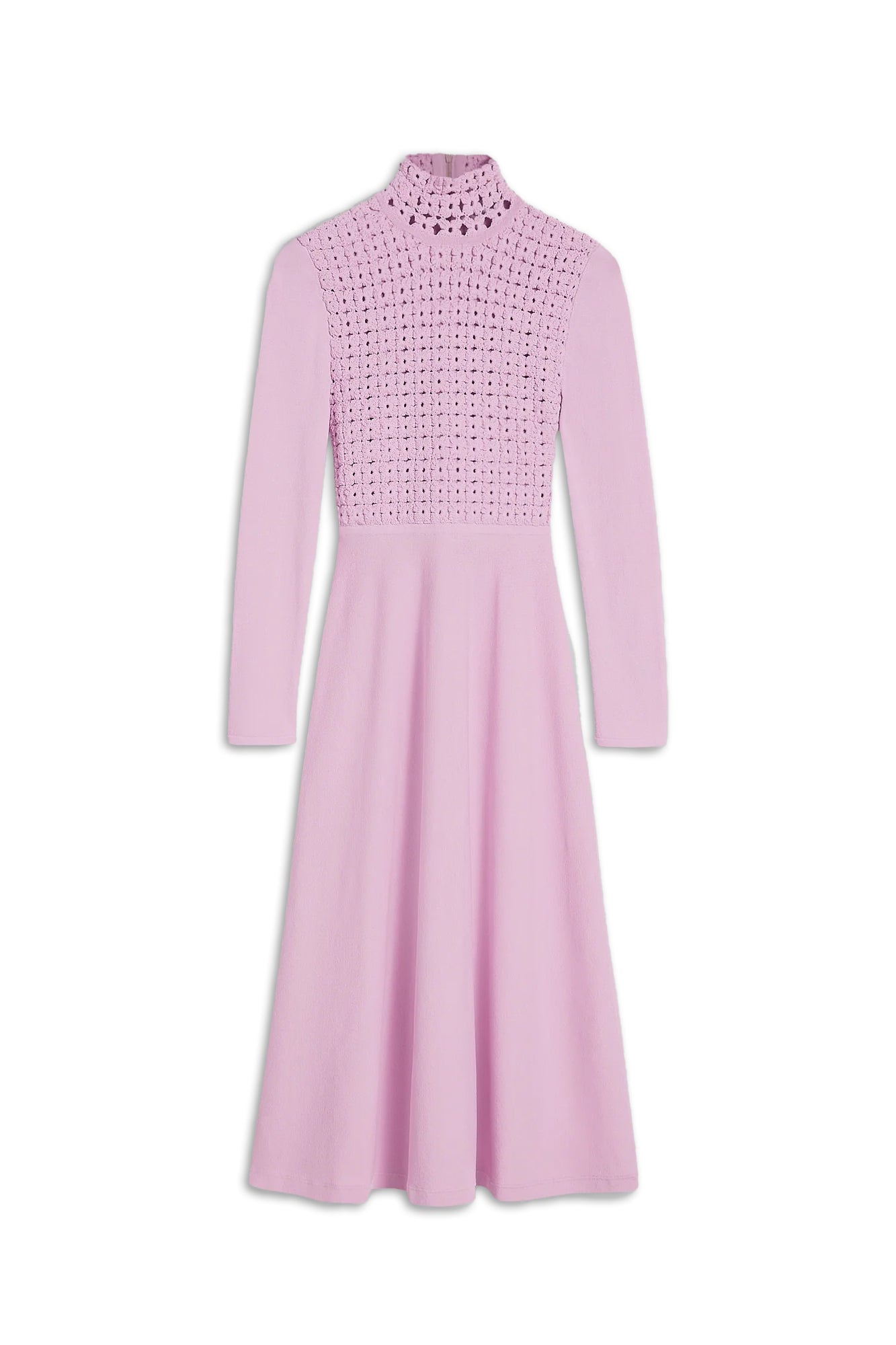 Crepe Knit Daisy Dress Mauve by Scanlan Theodore for Hire – High St. Hire