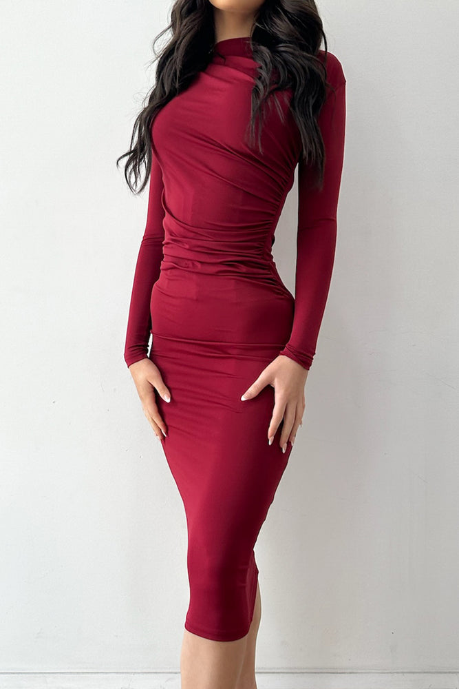 Diana Jersey Dress Red by HSH