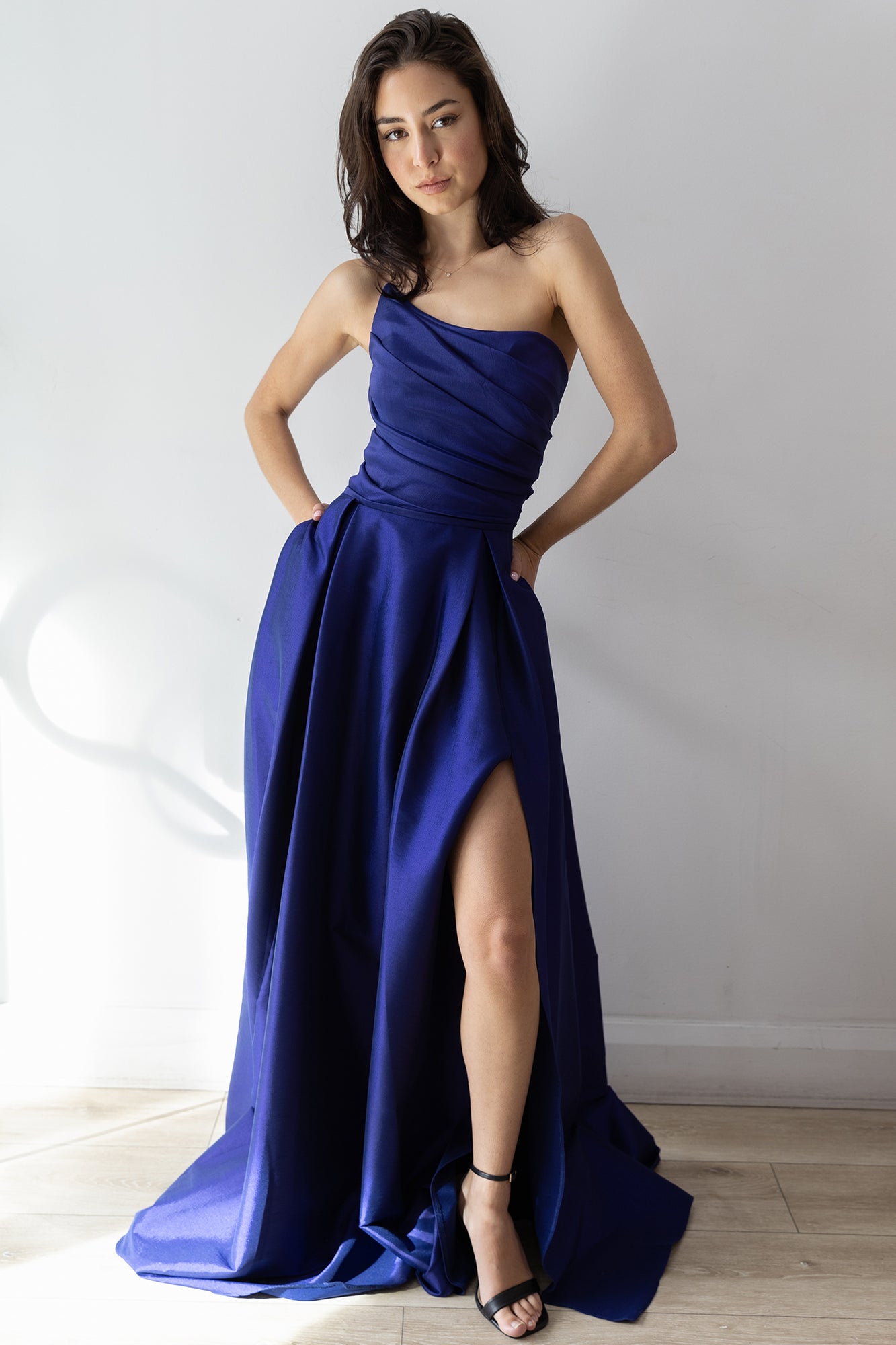 Elisse Gown Midnight Blue by HSH For Hire | High St. Hire Elisse Gown Midnight Blue by HSH For Hire | High St. Hire