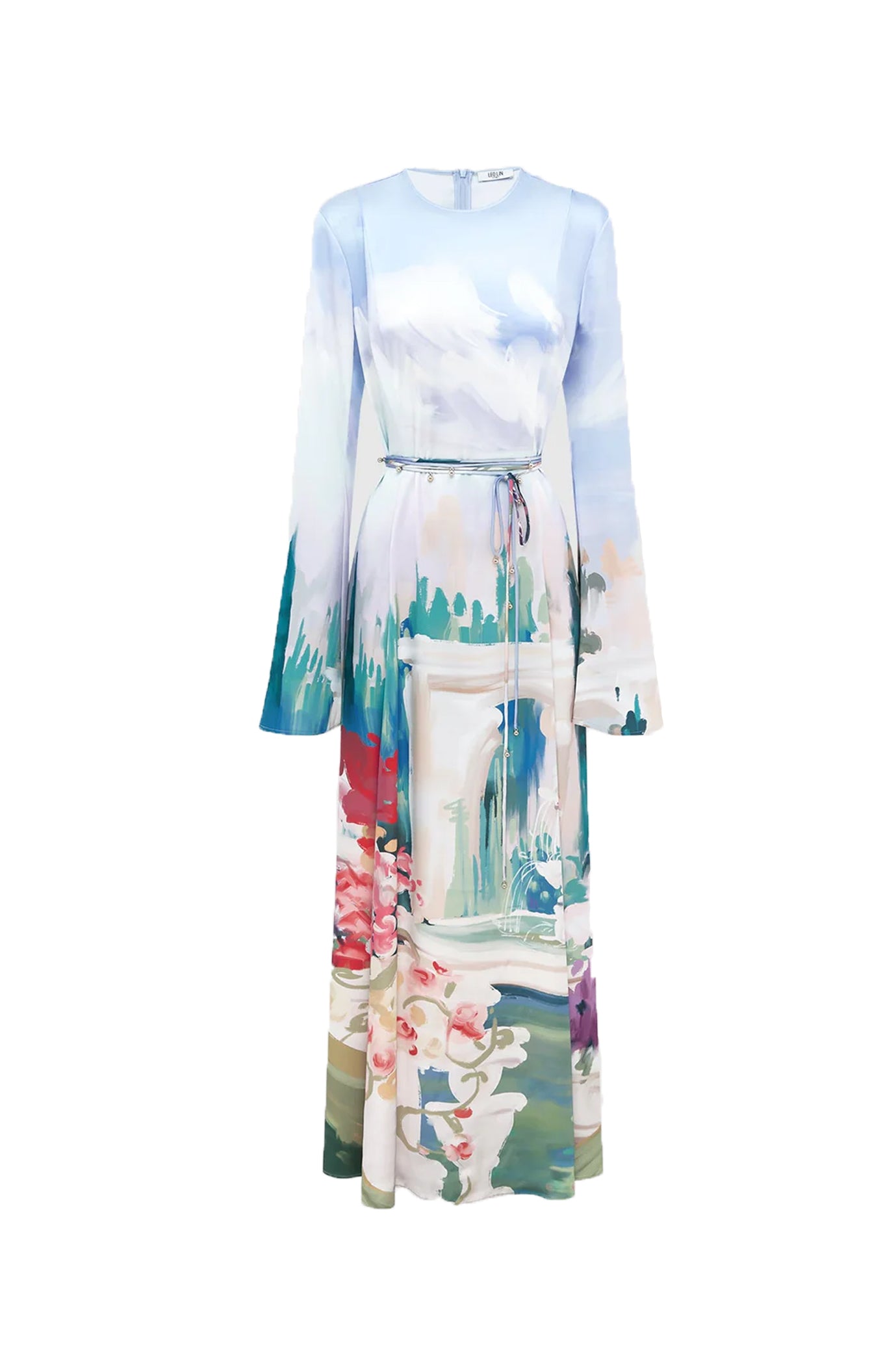 Francesca Maxi Dress Jardin Print by Leo Lin for Hire