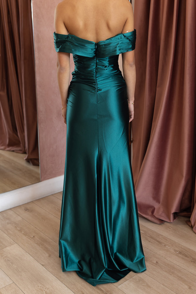 Grace Off The Shoulder Gown Teal by HSH