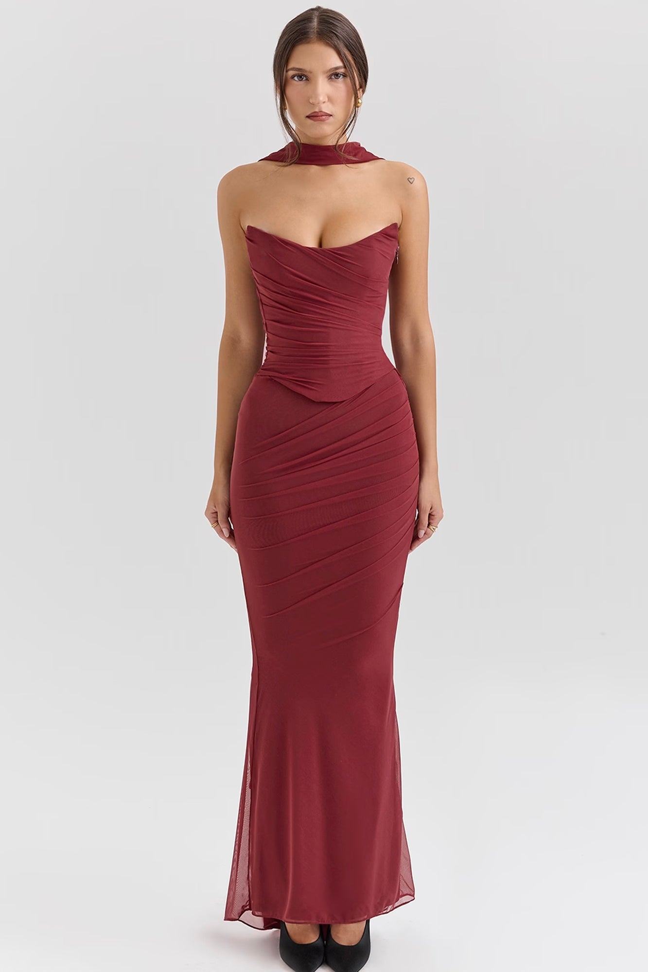 hallie mesh dress Mesh Shine Dress