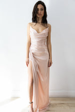 Jacinta Draped Gown Blush by HSH