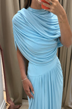 Jasmine Baby Blue Maxi Dress by Deme By Gabriella For Hire