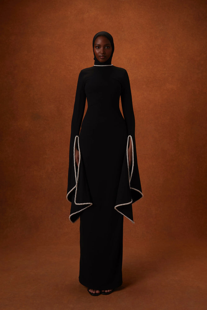 Kadela Gown Black by Khanums for Hire – High St. Hire