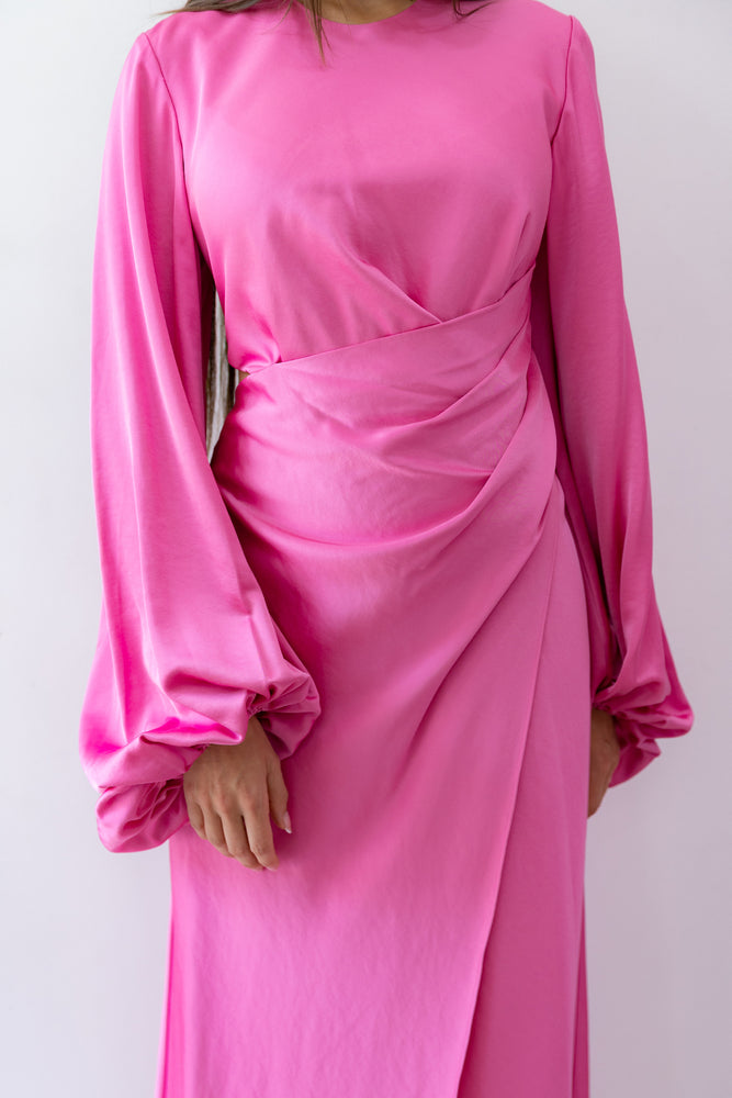 Lara Long Sleeve Dress Pop Pink by Significant Other
