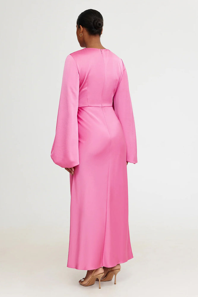 lara long sleeve dress significant other Significant Other Lara Long-Sleeve Side-Cutout Dress
