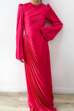Layla Pleated Gown Pink by HSH