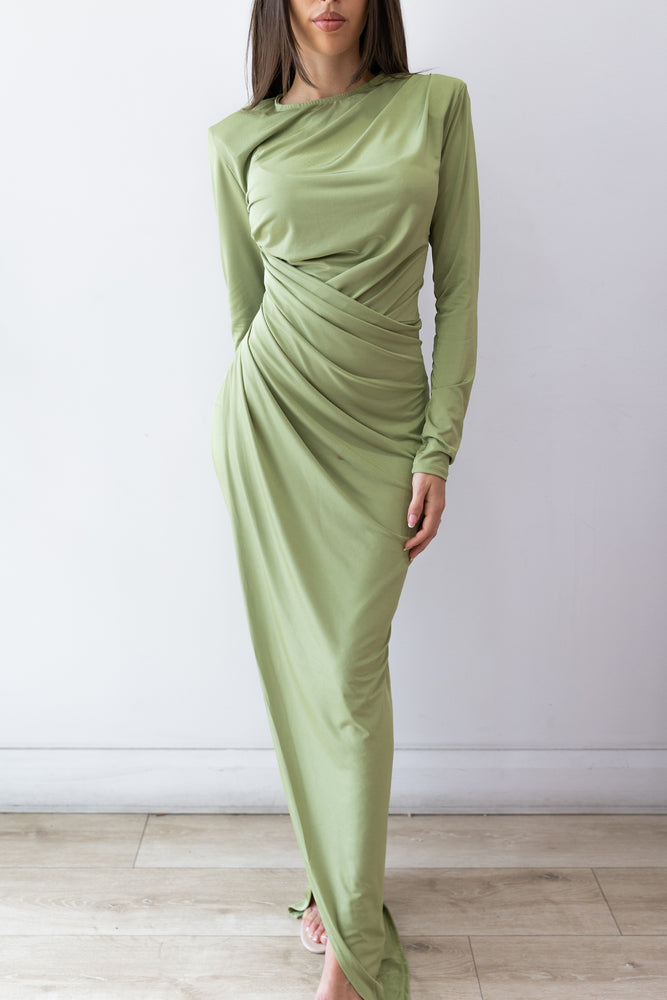 Mania Green Gown by HSH