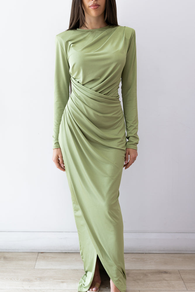 Mania Green Gown by HSH