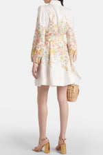 Matchmaker Floral Linen Mini Dress by Zimmermann