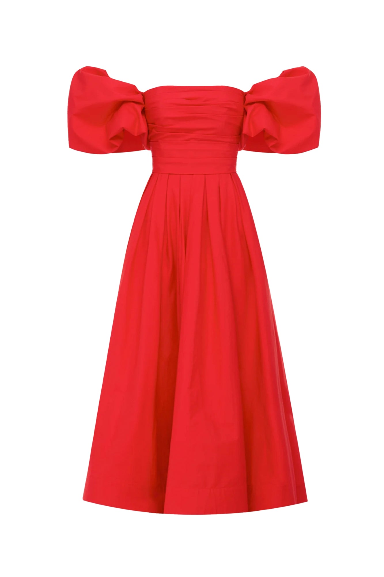 leo lin matilda puff sleeve midi dress Leo and Lin