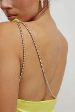 Samira Dress Mojito Diamante Strap by Lexi