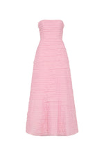 Soundscape Maxi Dress Chalk Pink by Aje
