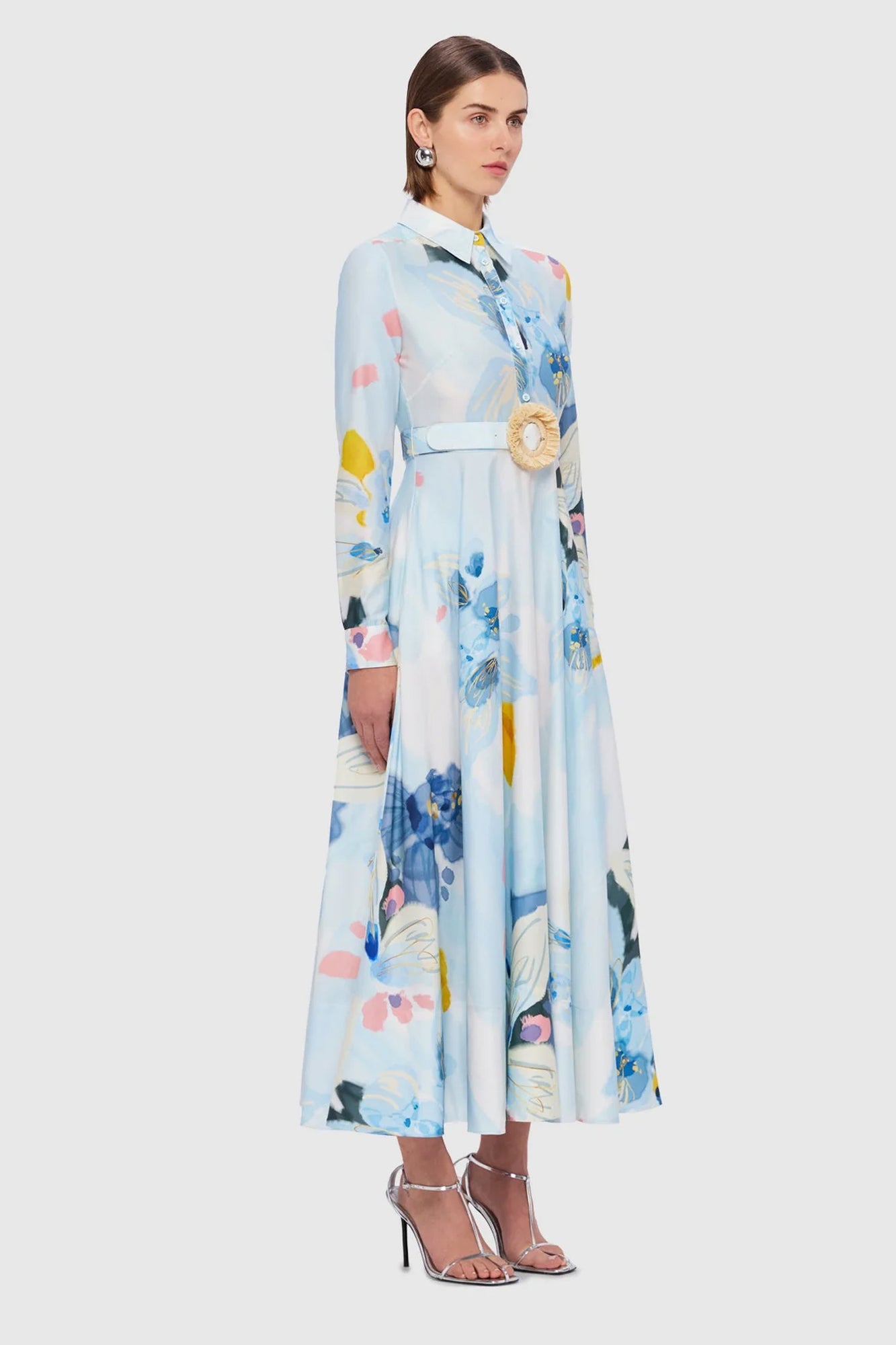 Zara Shirt Midi Dress by Leo & Lin for Hire | High St. Hire Zara Shirt Midi Dress by Leo & Lin for Hire | High St. Hire