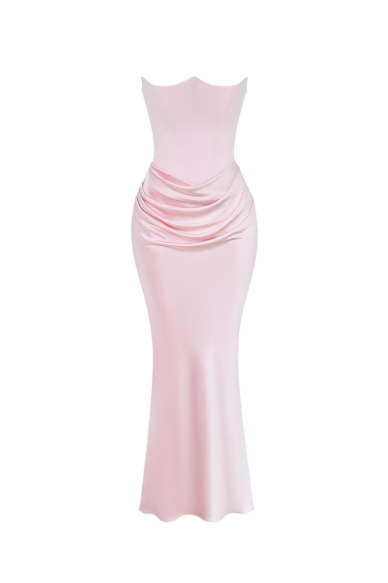 Persephone Rose Shadow Strapless Corset Dress by House of CB | High St. Hire Persephone Rose Shadow Strapless Corset Dress by House of CB | High St. Hire