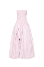 Violette Bubble Hem Maxi Dress Pastel Pink by Aje