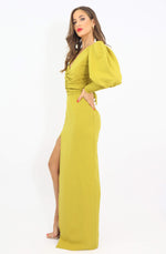 Mustard Estate Long Sleeve Dress by Lia Stublla