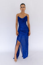 Alias Sequin Dress Blue by HSH