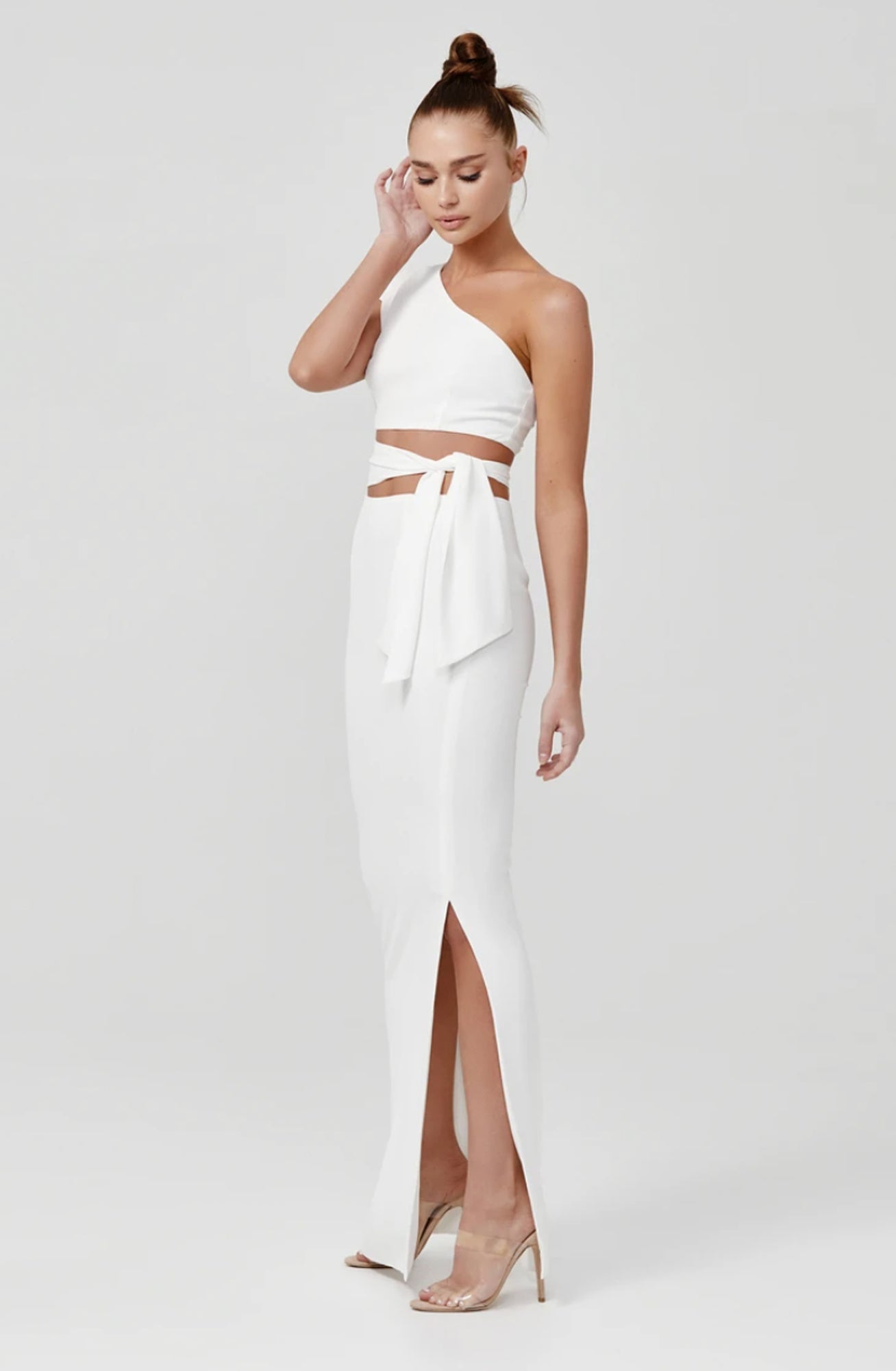 Arianna Dress White by Lexi for Sale – High St. Hire