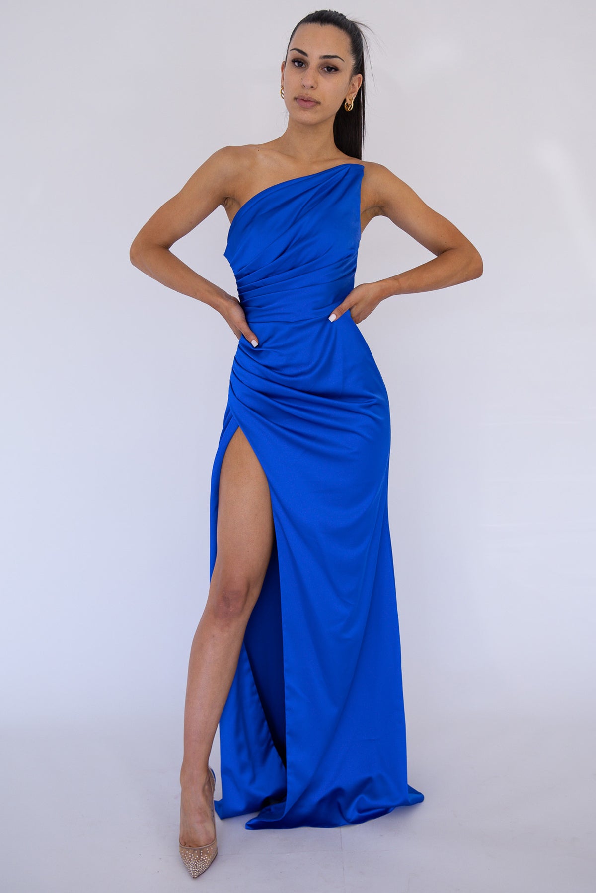 Bethany Gown Cobalt Blue by HSH For Hire | High St. Hire Bethany Gown Cobalt Blue by HSH For Hire | High St. Hire