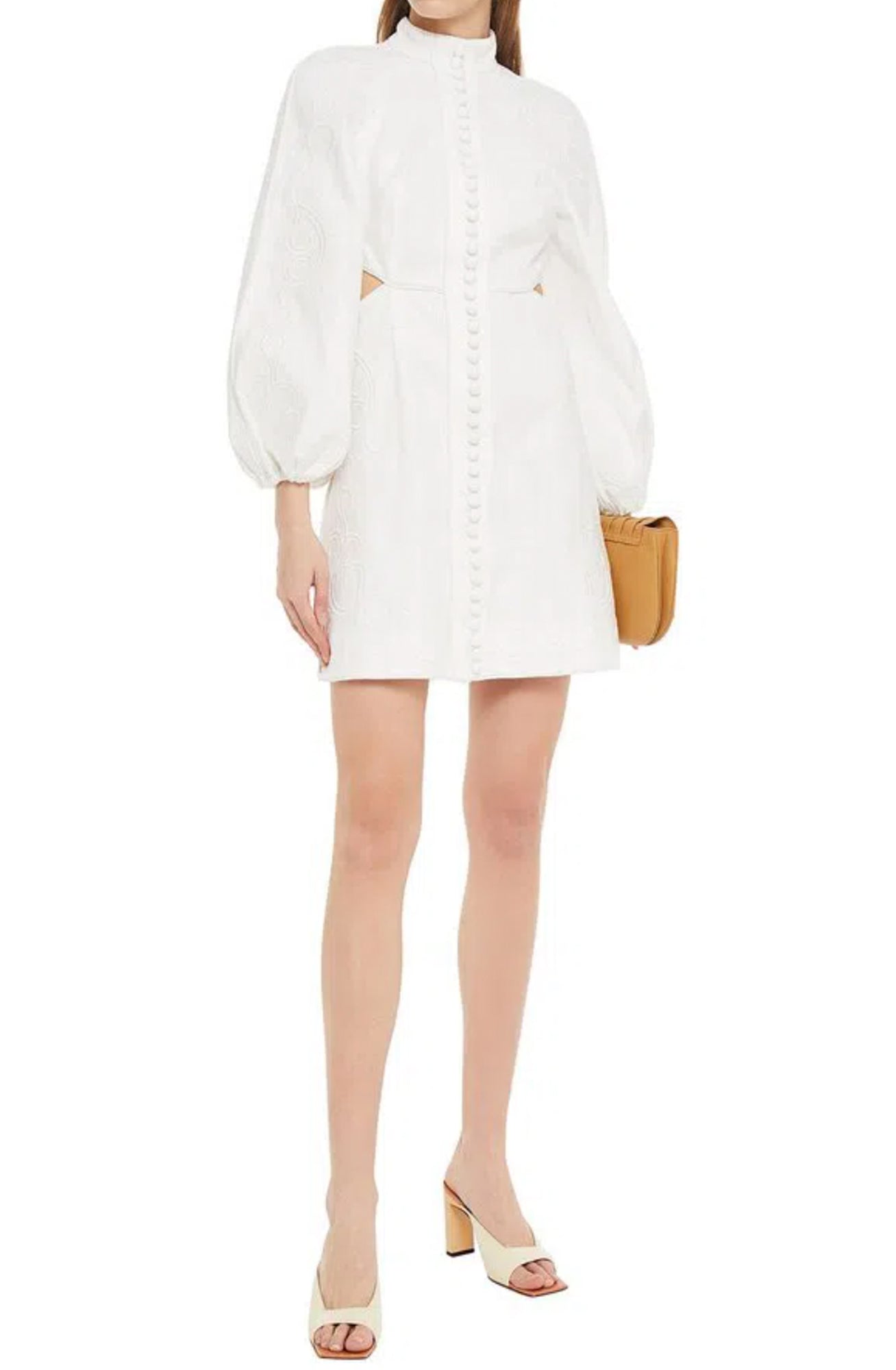 Zimmermann Bonita Corded Short Dress for SALE | High St. Hire Zimmermann Bonita Corded Short Dress for SALE | High St. Hire