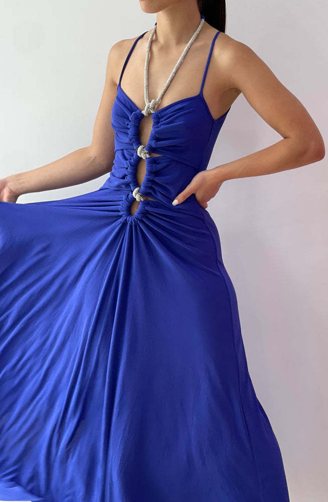Chara Diamond Dress Sapphire by Nicola Finetti