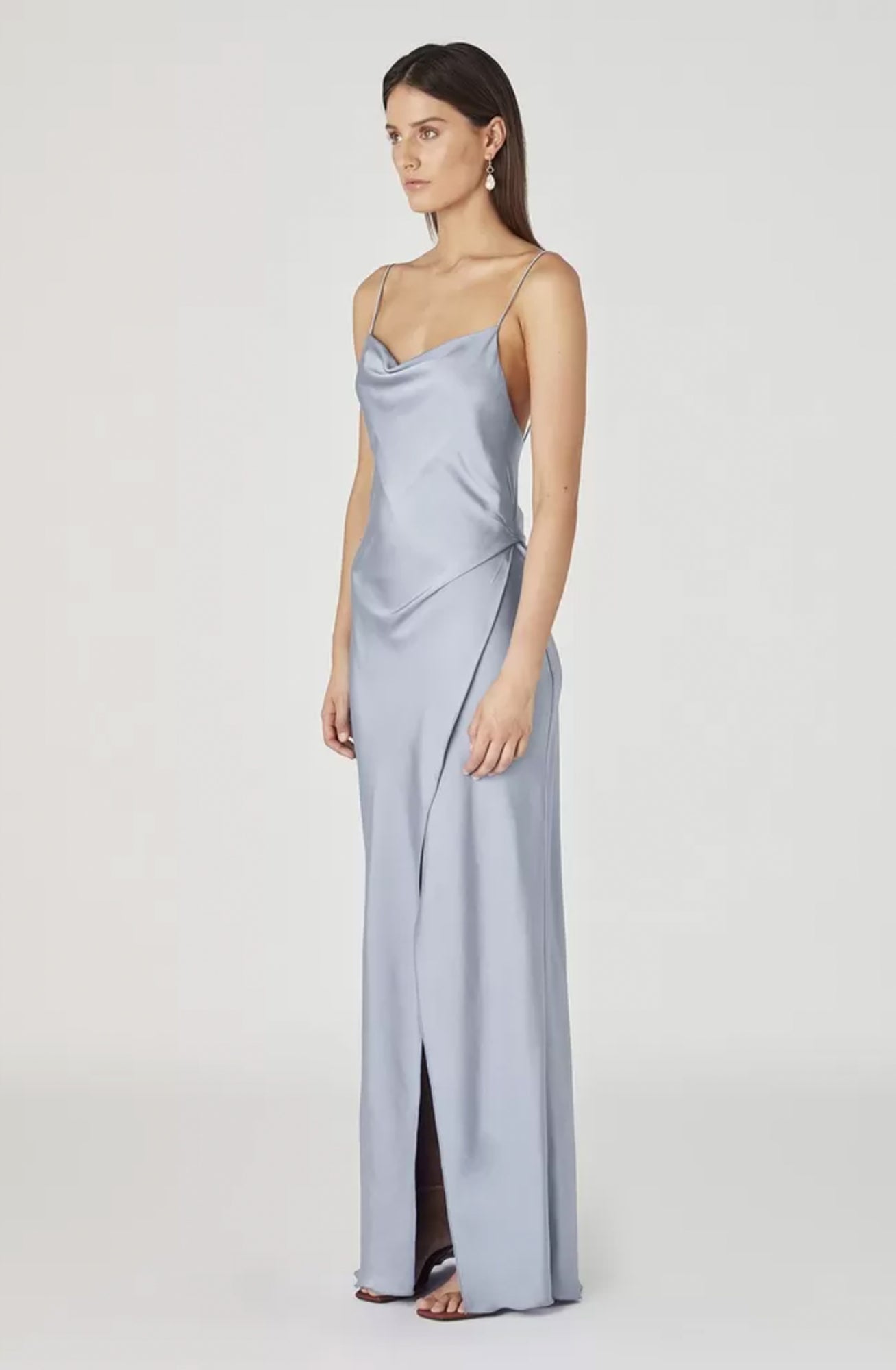 Monroe Slip Dress Grey Lavender by Camilla & Marc for SALE High St. Hire Monroe Slip Dress Grey Lavender by Camilla & Marc for SALE High St. Hire
