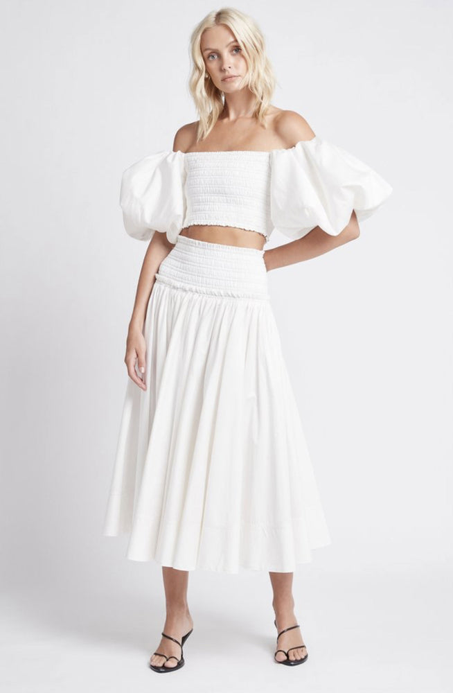 Cascade Cropped Top and Skirt by Aje