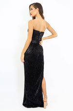 Ego Sequin Strapless Dress by HSH