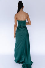 Eliza Corset Dress Emerald by HSH