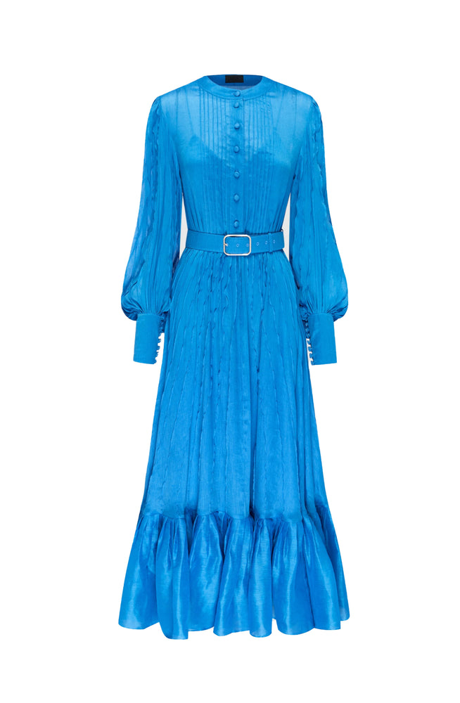 Electrica Silk Linen Dress by Leo & Lin