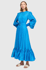 Electrica Silk Linen Dress by Leo & Lin