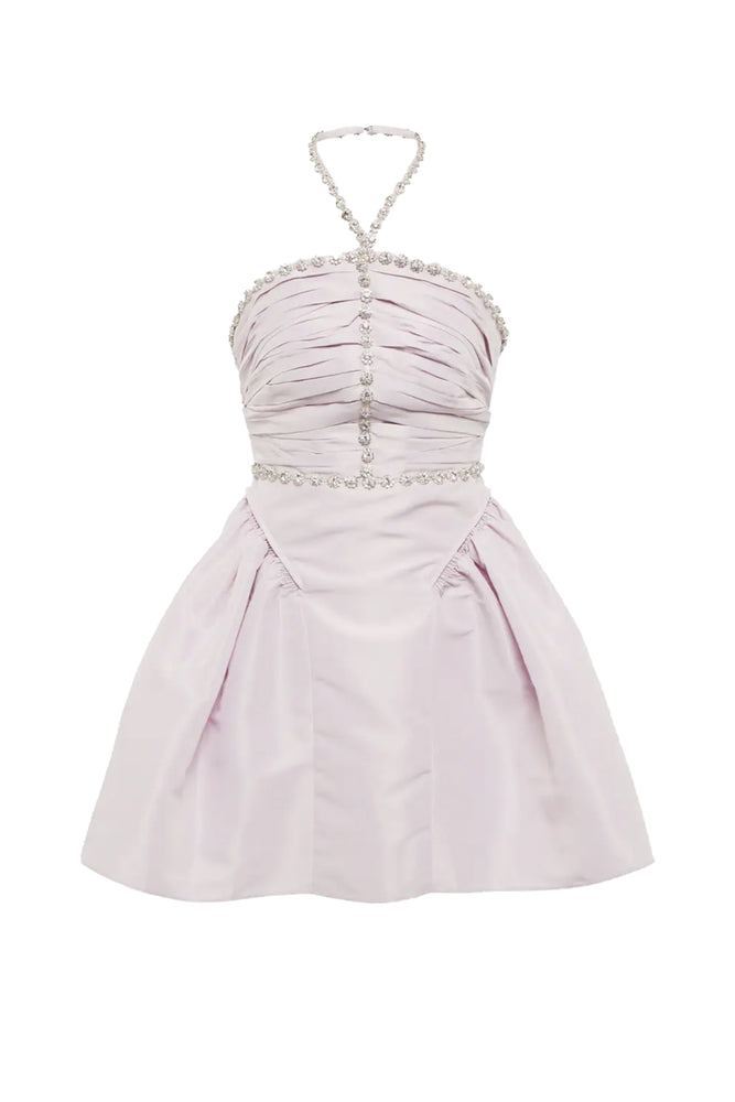 Embellished Taffeta Mini Dress by Self-Portrait for Hire | High St. Hire Embellished Taffeta Mini Dress by Self-Portrait for Hire | High St. Hire