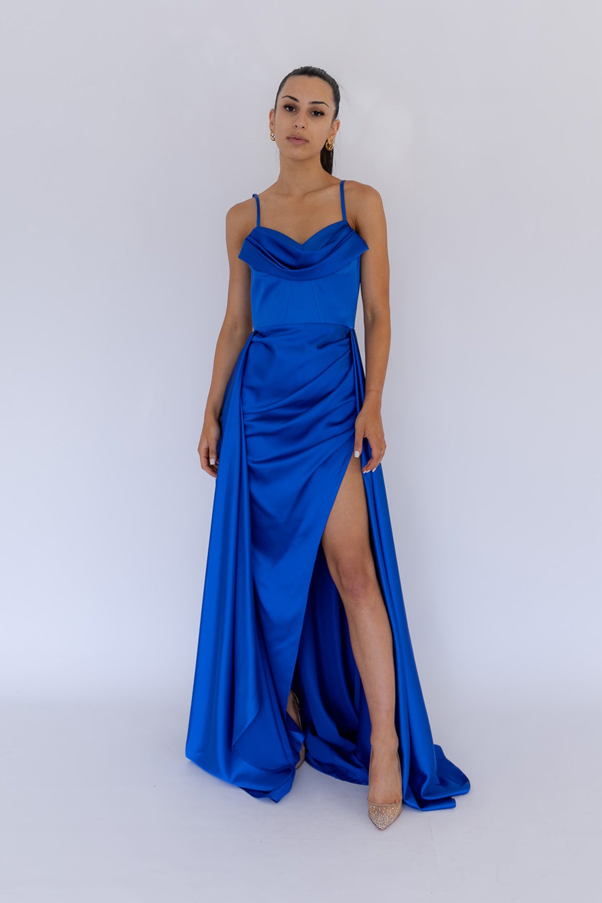 Embrace Corset Gown Blue by HSH For Hire