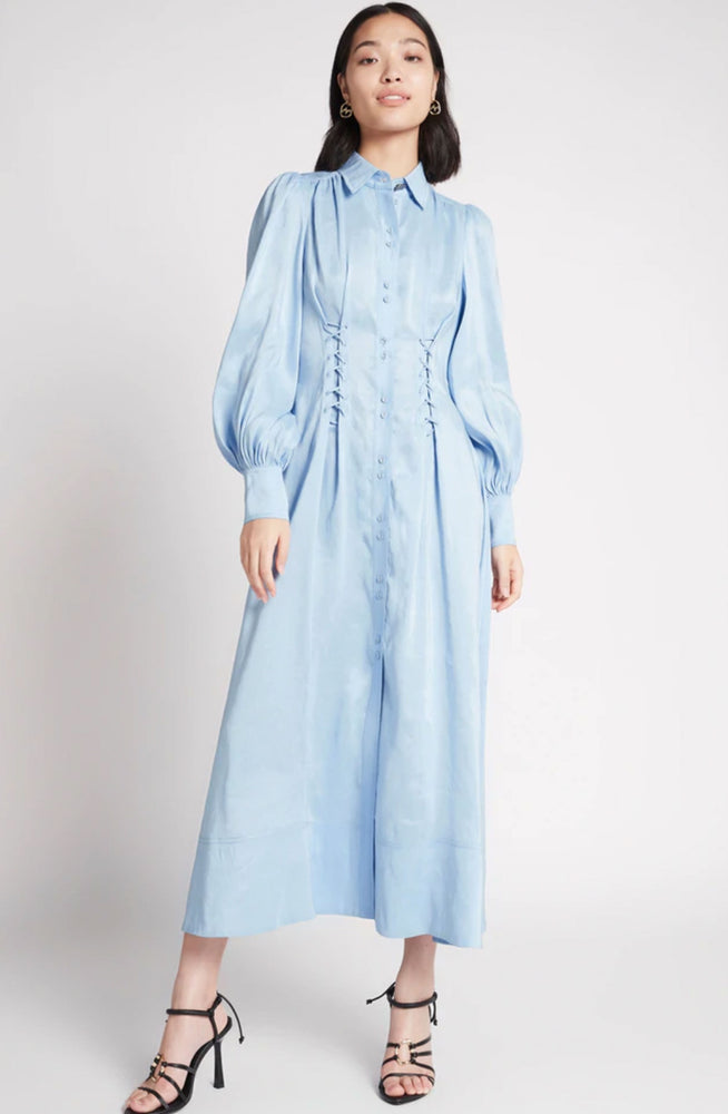 Ephemera Lace-Up Shirt Dress by Aje for Hire High St. Hire Ephemera Lace-Up Shirt Dress by Aje for Hire High St. Hire