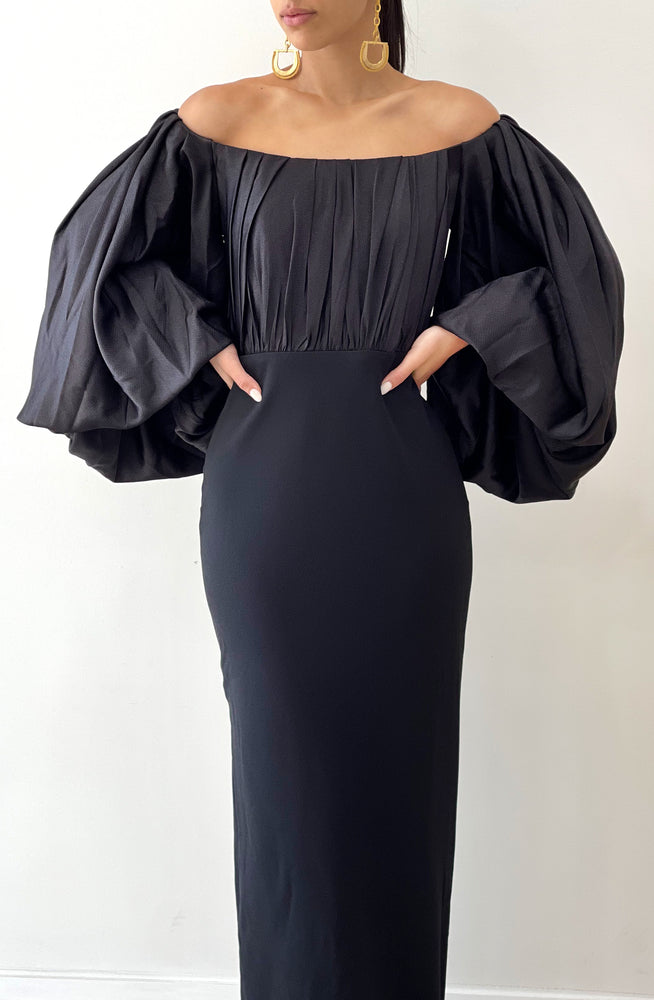 Finn Maxi Dress Black by Solace London