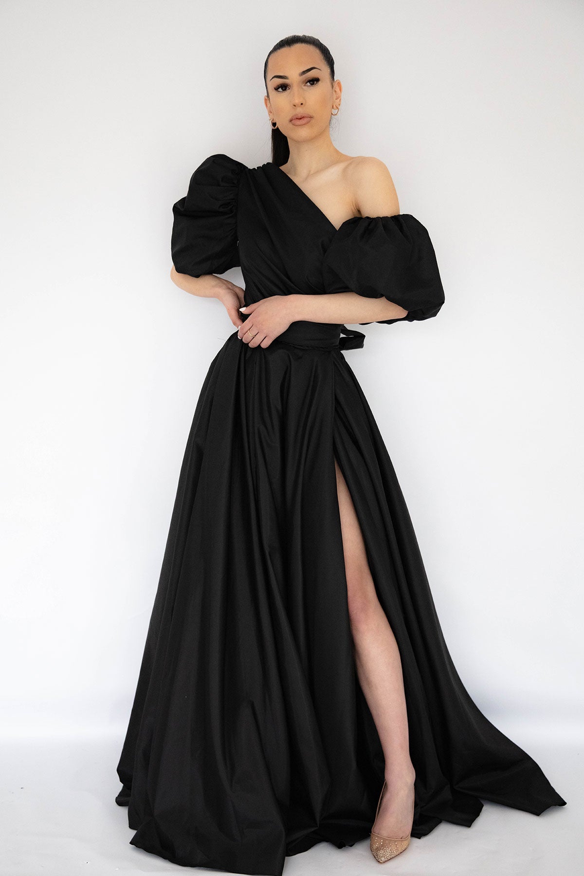 Fragrance Gown Black by HSH High St. Hire