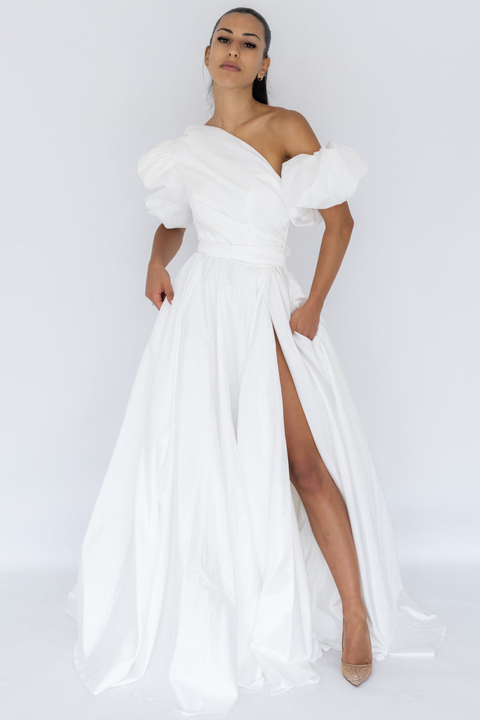 Fragrance Gown White by HSH | High St. Hire