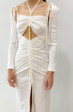 Gemma Dress White by Nicola Finetti
