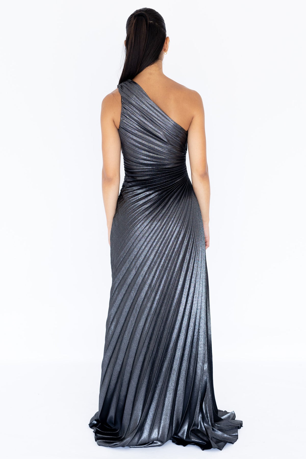 Harmony Gown Gunmetal by HSH For Hire High St. Hire