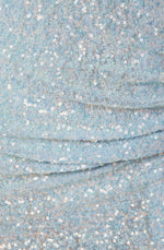 Husk Asymmetrical Dress Blue by Winona